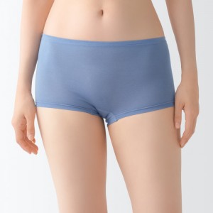 Muji Smooth Boy Shorts Donna Slip Grigie | TG8B6X12S