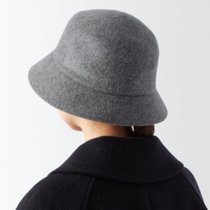 Muji Wool Uomo Cappello A Secchiello Grigie | QA4M5X33I