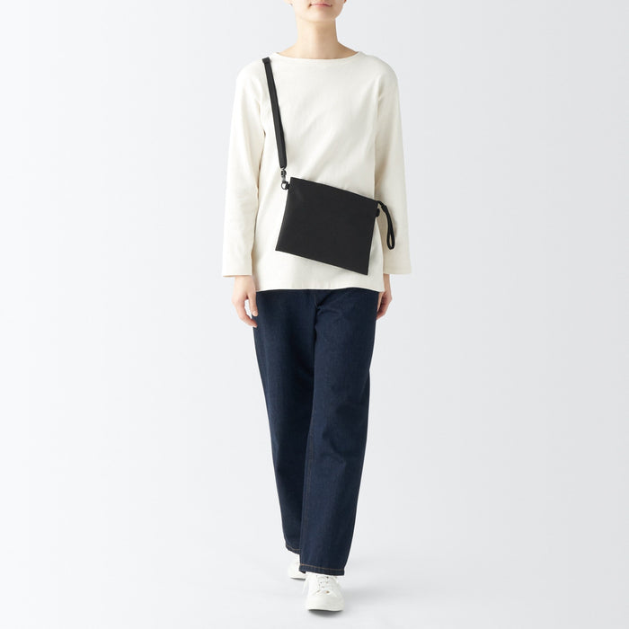 Muji 2-Way Water Repellent Uomo Borse Crossbody Nere | NA5X6Z30J