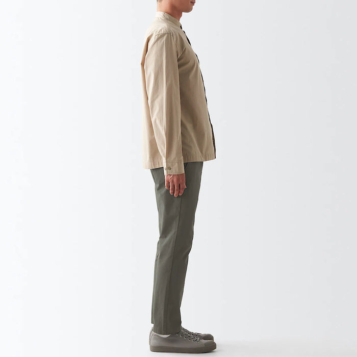 Muji 4-Way Stretch Chino Slim Inseam Donna Pantaloni Grigie | XV4T1B13L
