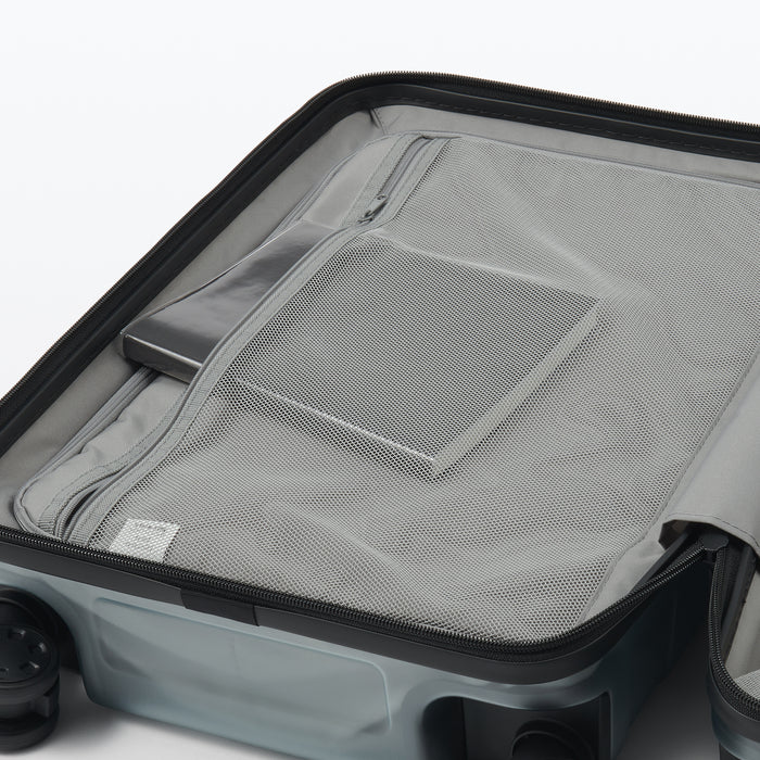 Muji Adjustable Handle Hard Shell 36L Uomo Bagaglio A Mano Grigie | GZ6W2P02G