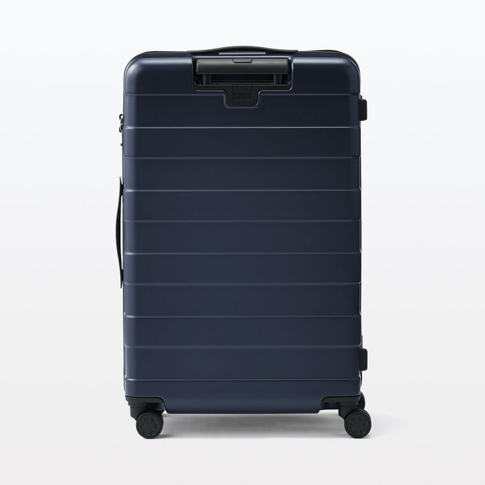 Muji Adjustable Handle Hard Shell 75L Donna Bagaglio A Mano Blu Marino | VC2L6D15I