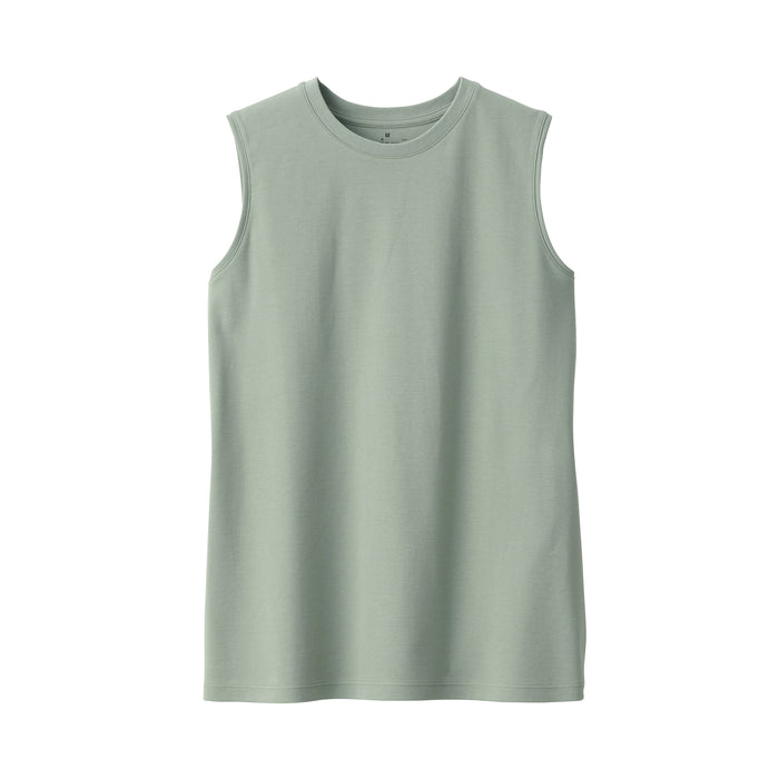 Muji Anti-Sweat Stain Sleeveless Donna Magliette Verdi | GU8J9O55G