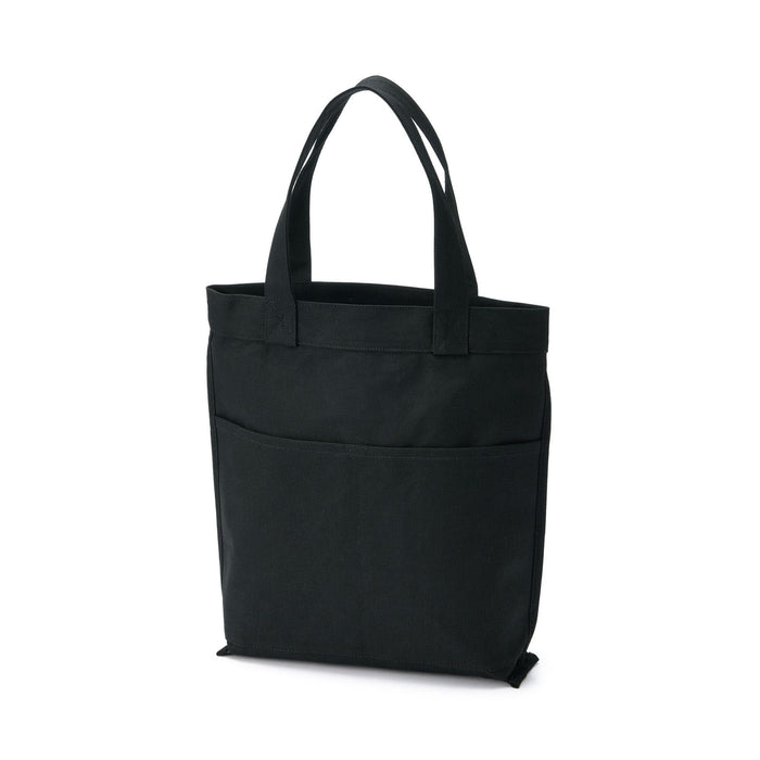 Muji Canvas Tall Uomo Borse Tote Nere | YL5G1E13E
