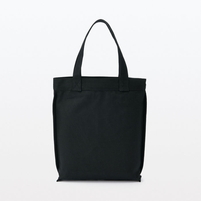 Muji Canvas Tall Uomo Borse Tote Nere | YL5G1E13E