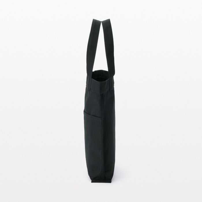 Muji Canvas Tall Uomo Borse Tote Nere | YL5G1E13E