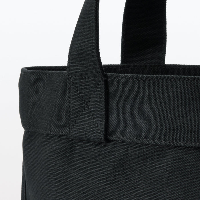 Muji Canvas Tall Uomo Borse Tote Nere | YL5G1E13E