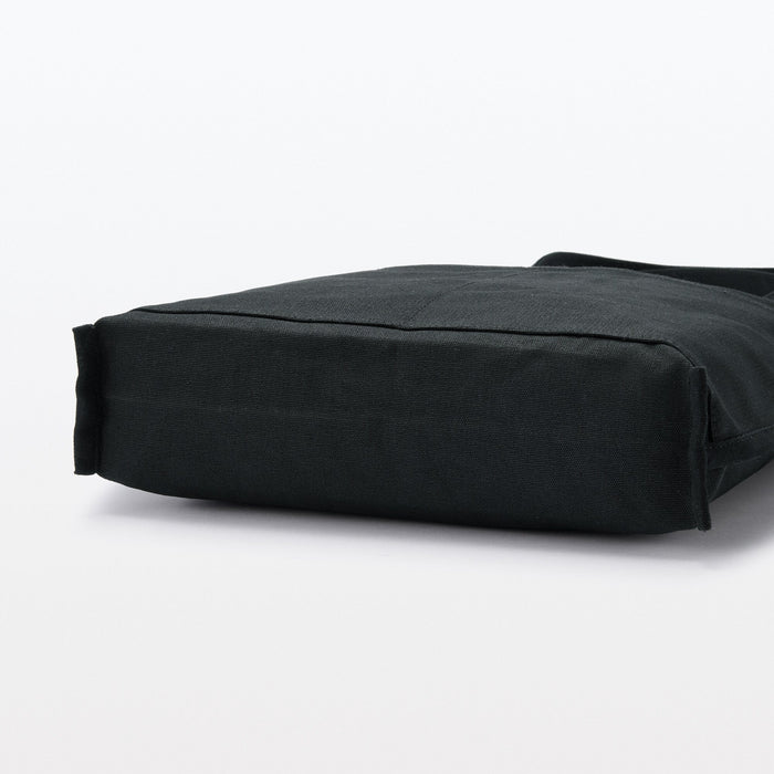 Muji Canvas Tall Uomo Borse Tote Nere | YL5G1E13E