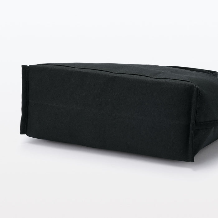 Muji Canvas Wide Uomo Borse Tote Nere | TN7M9C73D