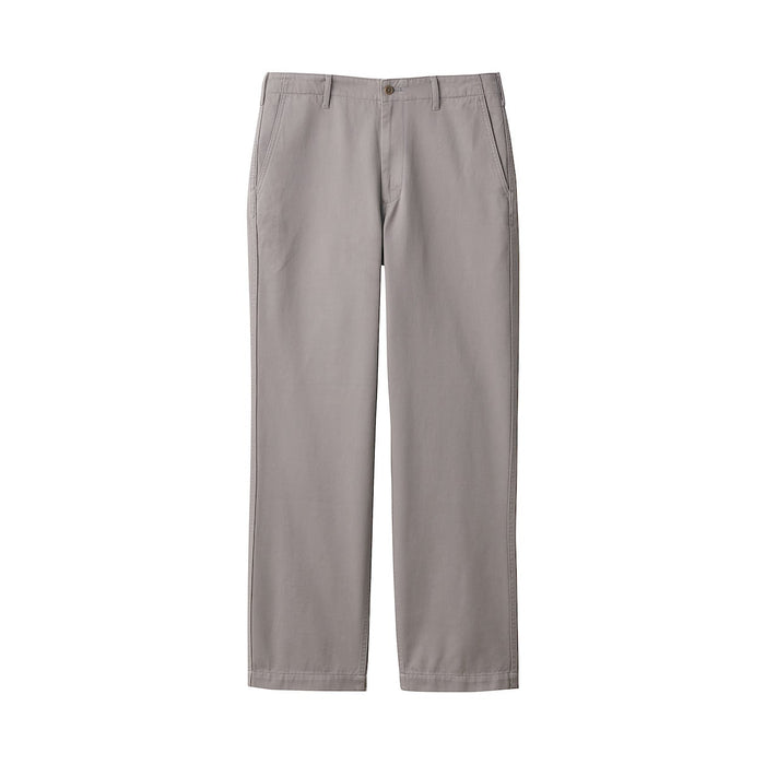 Muji Chino Regular Fit Uomo Pantaloni Grigie | LE8P9K15N