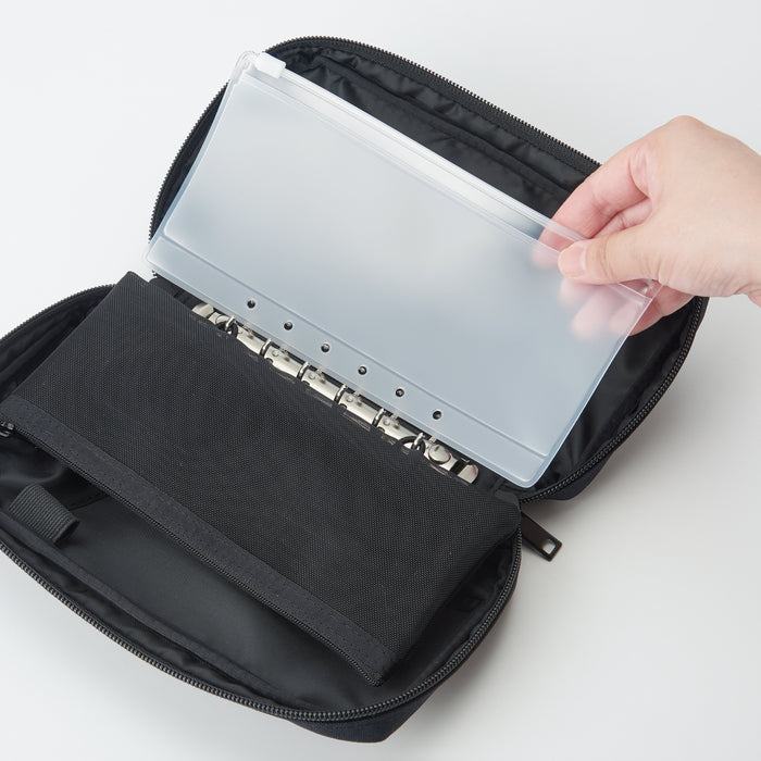 Muji Clear Pocket Refill 3pcs Set for Passport Uomo Borsa Da Case Nere | VY1K6D74S