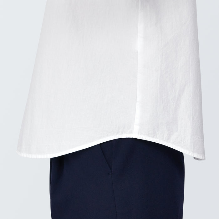 Muji Cool Touch Broadcloth Short Sleeve Donna Camicetta Bianche | DH5L1W00E
