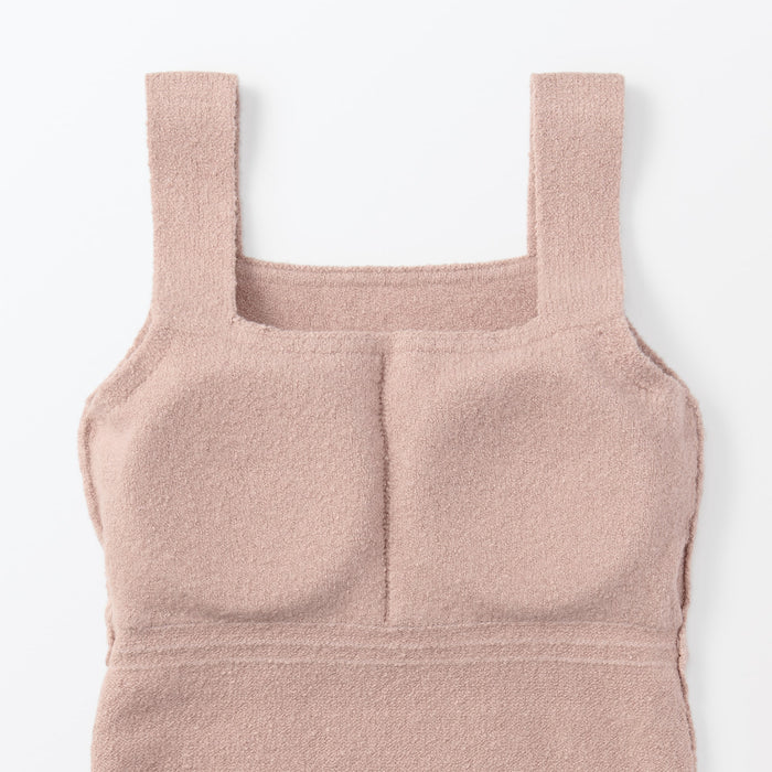 Muji Cotton Blend Cozy Knit Bra Donna Canotta Rosa | JJ8I7V46E