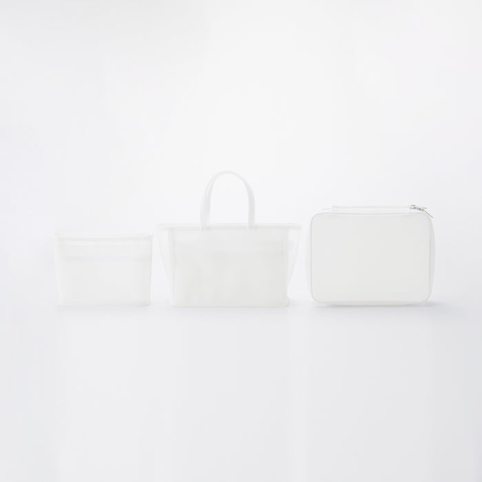 Muji EVA Spa Donna Borse Da Toilette Bianche | CK2V3K80Q