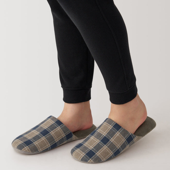 Muji Flannel Donna Pantofole Grigie | ML5F4T27D