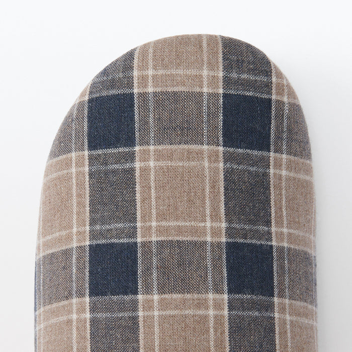 Muji Flannel Uomo Pantofole Grigie | KG1C1Y67Q