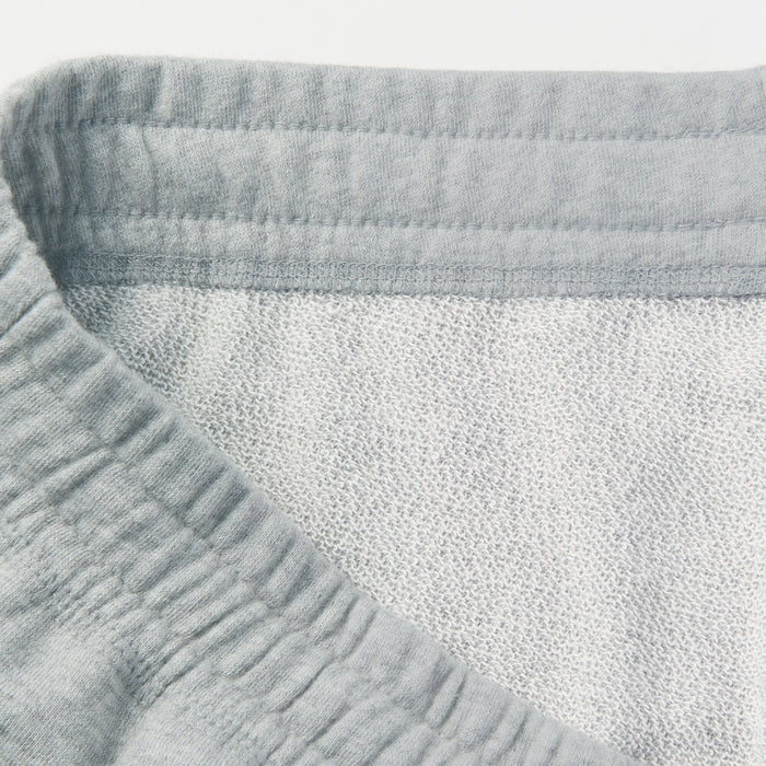 Muji French Terry Uomo Pantaloni Nere | TS6P0N17V