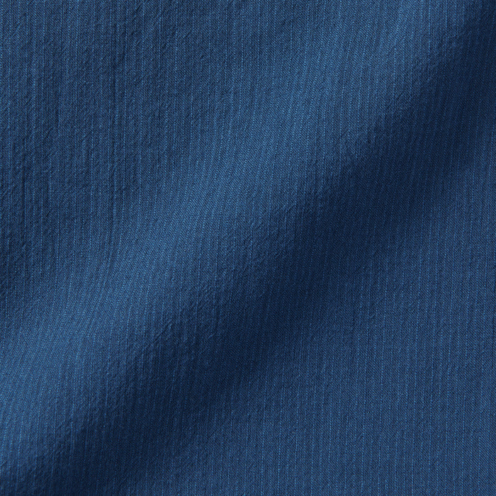 Muji High-Twist Veil French Sleeve Donna Camicetta Blu | AS4X0F82J
