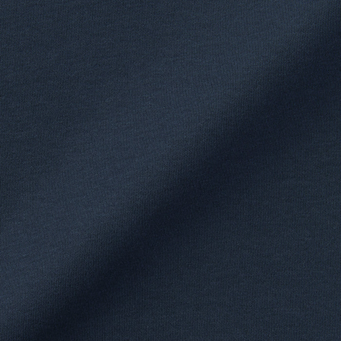 Muji Interlock Crew Neck Long Sleeve Donna Magliette Blu Marino | CR2B9X44H