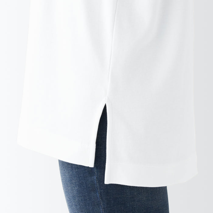 Muji Interlock Long Length L/S Donna Magliette Bianche | MF1P1T64T