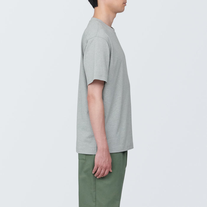 Muji Jersey Crew Neck Short Sleeve Uomo Magliette Grigie | YU9D1Y19G