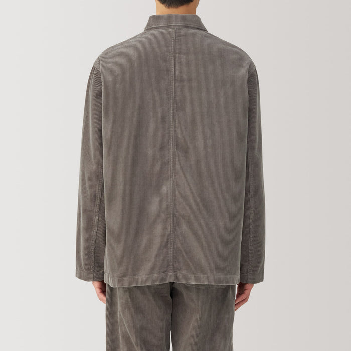 Muji Kapok Blend Corduroy Uomo Giacche Grigie | YP7F2Z13C