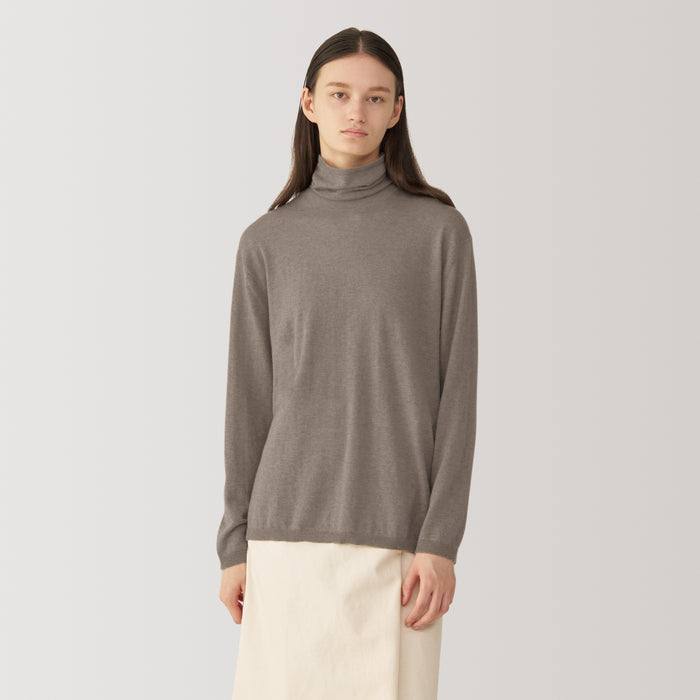 Muji Labo Natural Cashmere Turtleneck Donna Maglioni Grigie | MA5Y0S15L