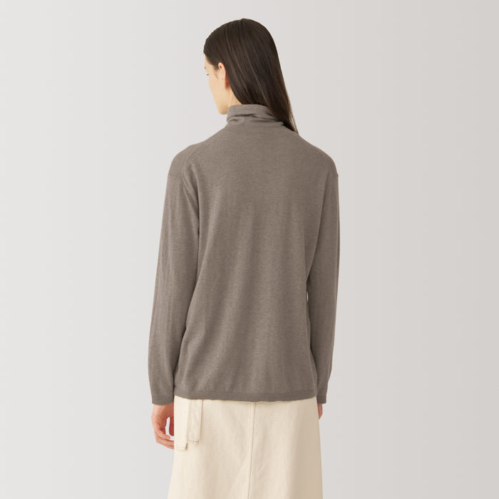 Muji Labo Natural Cashmere Turtleneck Donna Maglioni Grigie | MA5Y0S15L