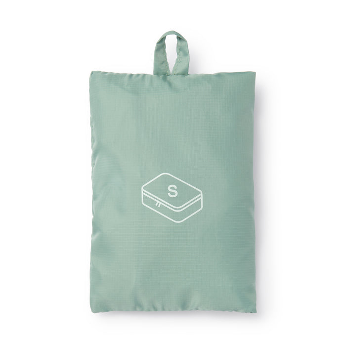 Muji Polyester Gusset Donna Borse Da Toilette Menta | MU2A1F65C