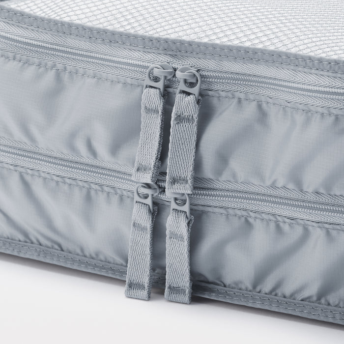 Muji Polyester Gusset Donna Borse Da Toilette Nere | RN1V4F52D
