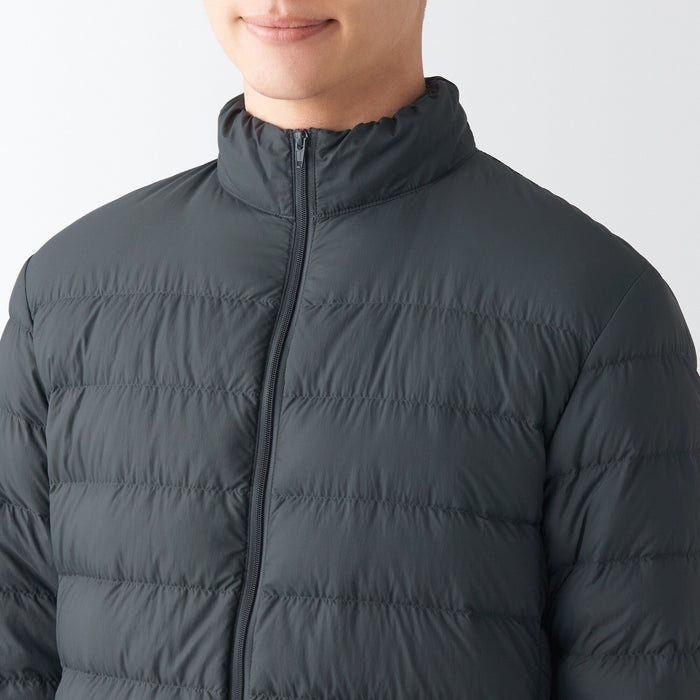 Muji Recycled Nylon Lightweight Down Uomo Giacche Grigie | LH3B2V24I