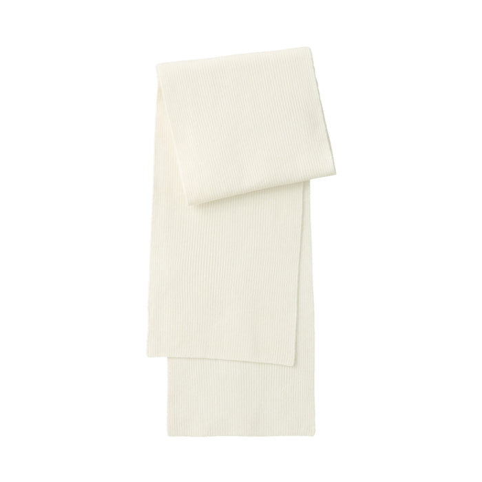 Muji Recycled Polyester Blend Uomo Sciarpa Bianche | DB3E4I55C