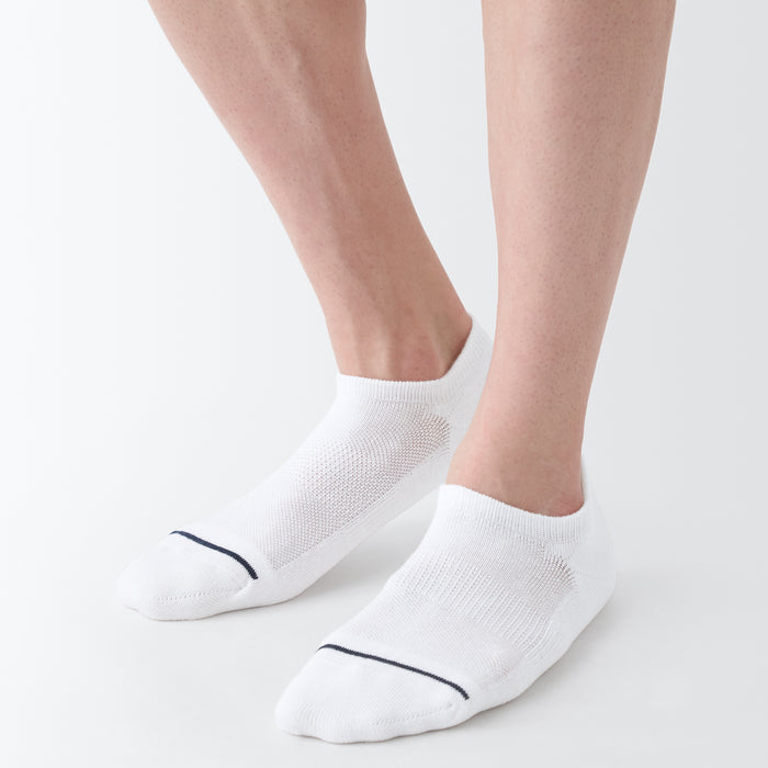 Muji Right Angle Pile Sneaker 25-29cm Donna Calzini Bianche | GV9R4Q27G