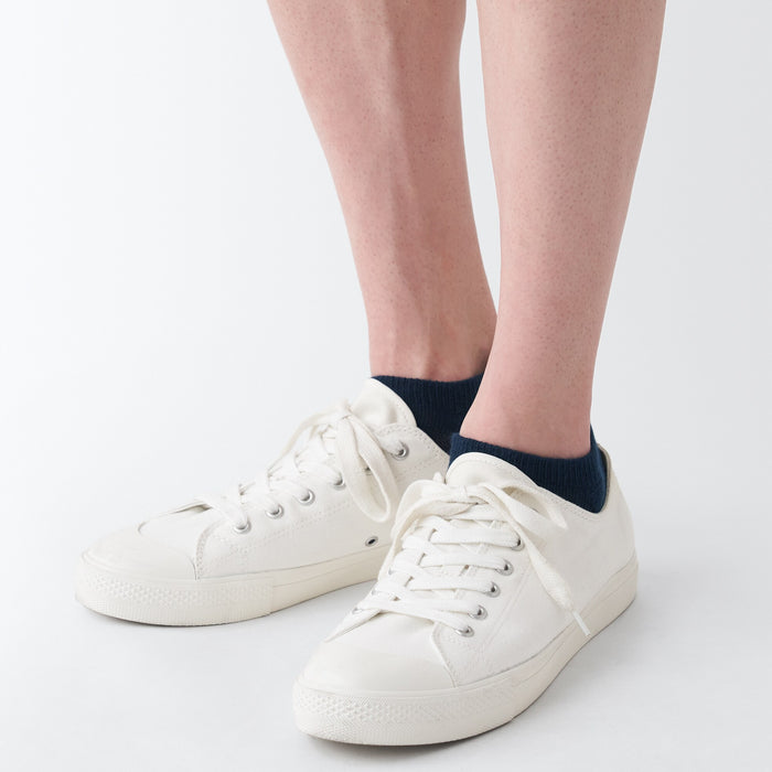 Muji Right Angle Pile Sneaker Donna Calzini Blu Marino | KN6D3A15L