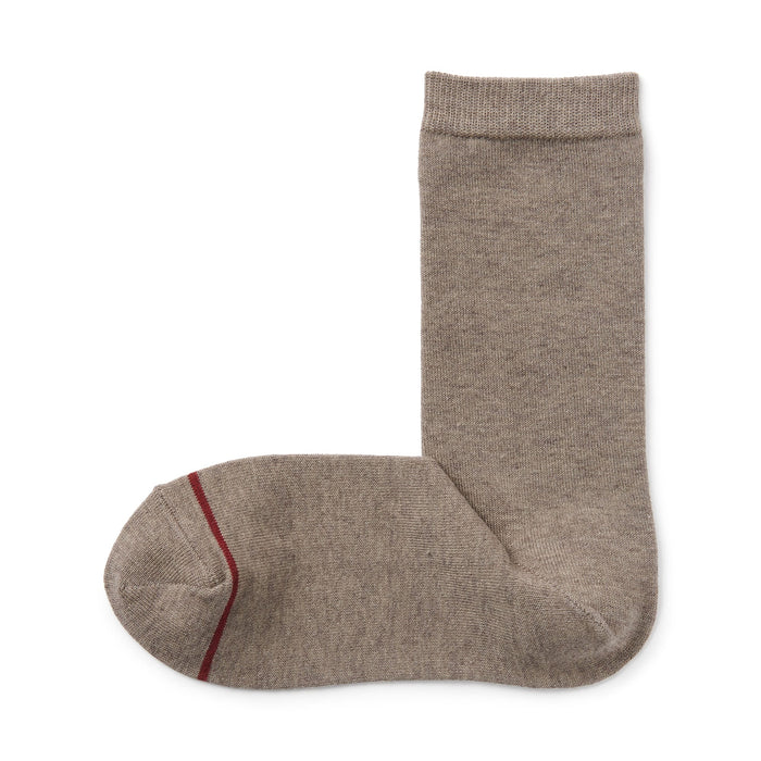 Muji Right Angle Warm Cotton Blend Crew Donna Calzini Bianche | SD4K2F78X