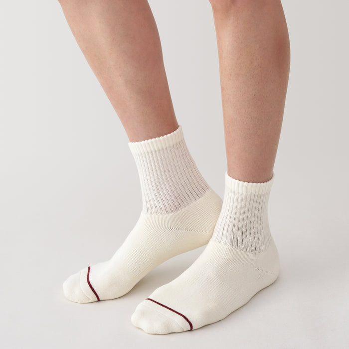 Muji Right Angle Warm Cotton Blend Thick Short Donna Calzini Grigie | SV1C8I60S