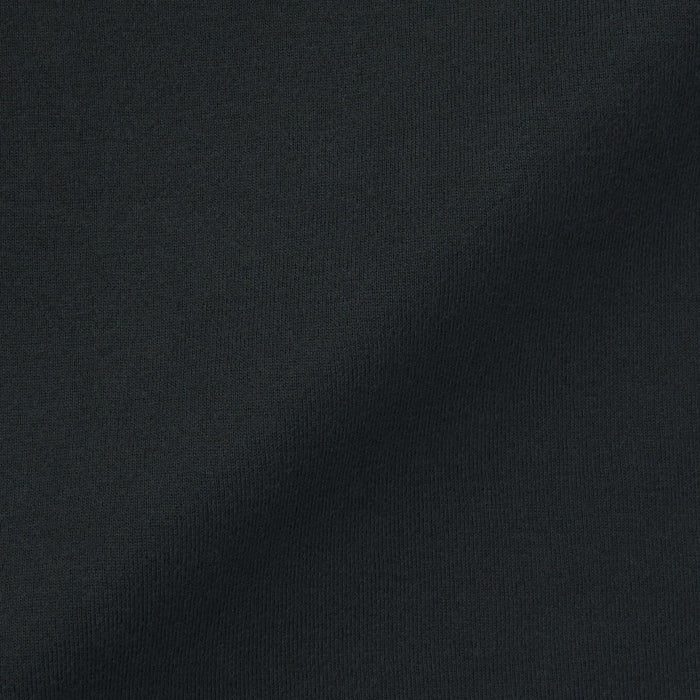 Muji Side Seamless Ribbed V Neck Short Sleeve Uomo Magliette Nere | XA8F1J99P