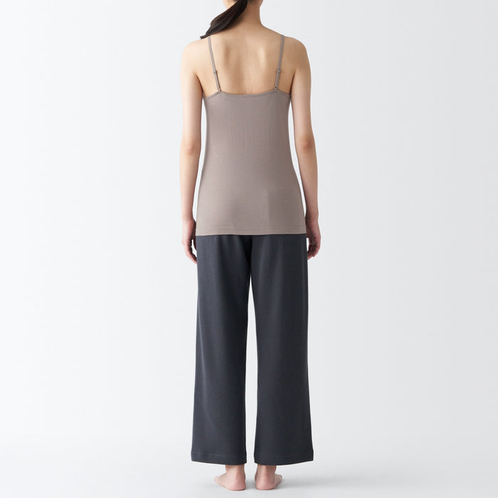 Muji Silk Blend Bra Donna Canotta Beige | CE8A1I18X