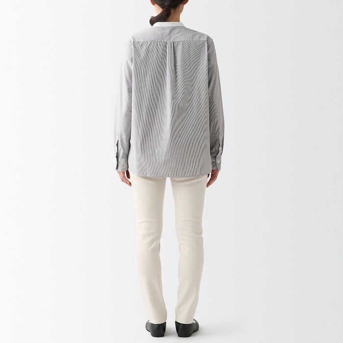Muji Stretch Denim Slim Donna Jeans Bianche | XC4T8L59J