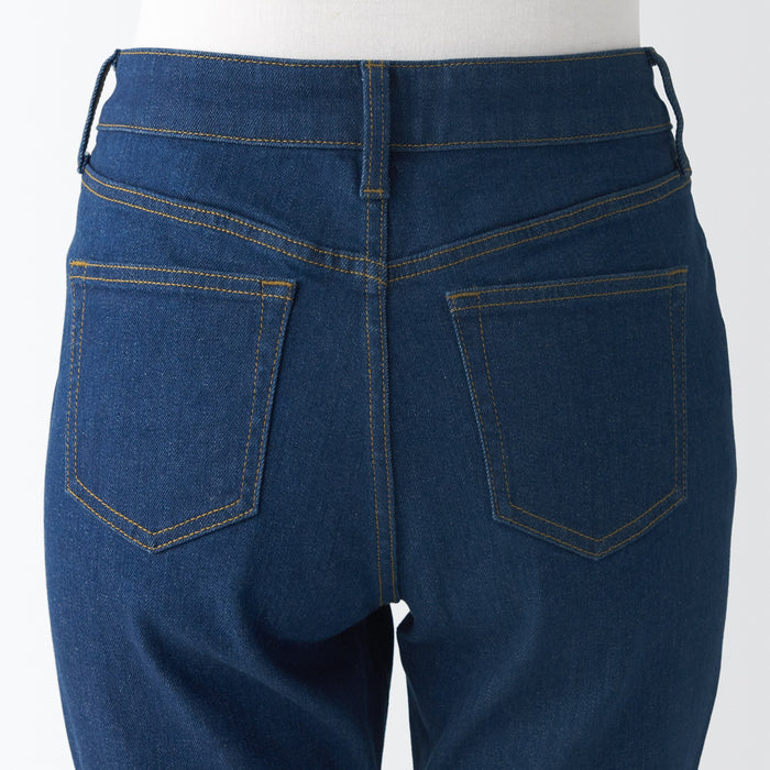 Muji Stretch Denim Slim Donna Jeans Blu | YC4R1I48F