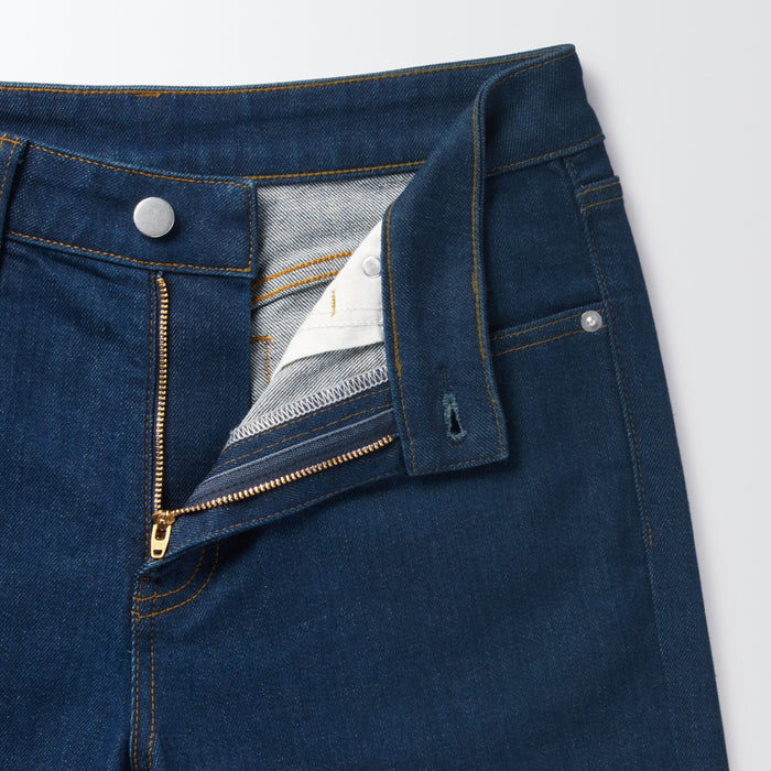 Muji Stretch Denim Slim Donna Jeans Blu | YC4R1I48F