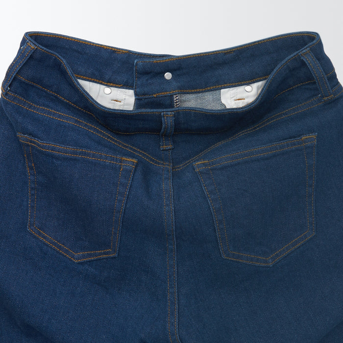 Muji Stretch Denim Slim Donna Jeans Blu | YC4R1I48F