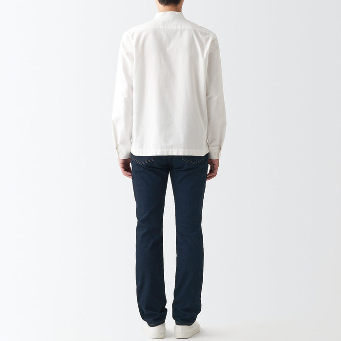 Muji Stretch Denim Slim Uomo Jeans Blu Marino | ED9A5U73E