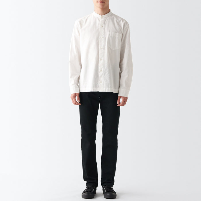 Muji Stretch Denim Slim Uomo Jeans Nere | EK1Z7F83J