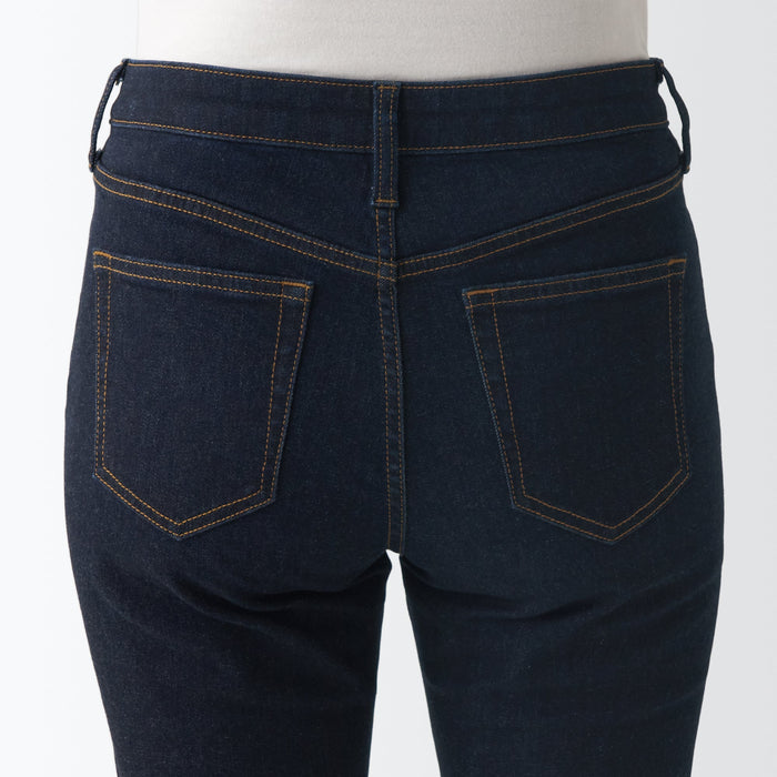 Muji Super Stretch Denim Skinny Donna Jeans Blu Marino | BM1Y9R39X