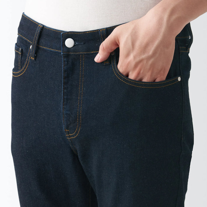 Muji Super Stretch Denim Skinny Donna Jeans Blu Marino | WE4P9K56I
