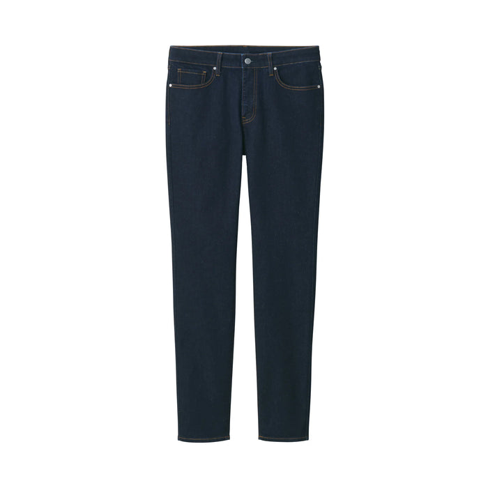 Muji Super Stretch Denim Skinny Uomo Jeans Blu Marino | TG1N7F49F