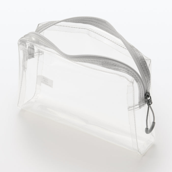 Muji TPU Clear Uomo Borse Da Toilette Bianche | CL4A8V37H