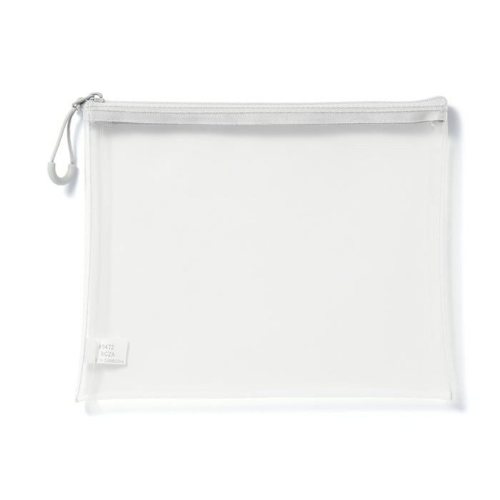 Muji TPU Clear Uomo Borse Da Toilette Bianche | OF9L1S24O