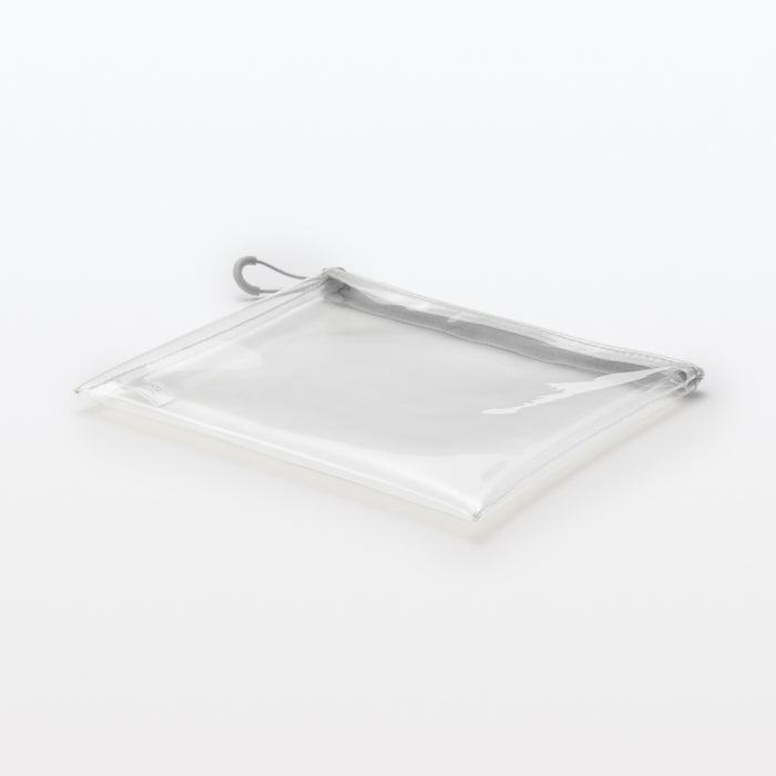 Muji TPU Clear Uomo Borse Da Toilette Bianche | OF9L1S24O